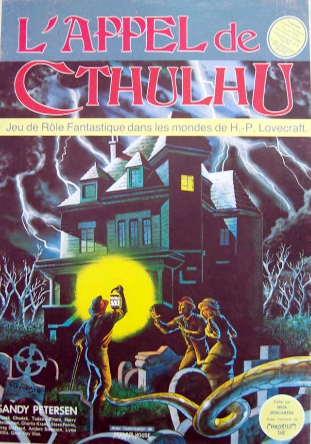 Couverture de L’Appel de Cthulhu, édition Jeux Descartes